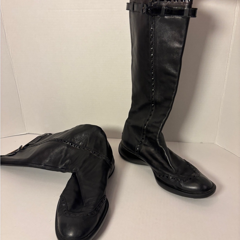 Tod’s Genuine Leather Knee-High Boots | Size 40 | Made in Italy - Picture 3 of 6